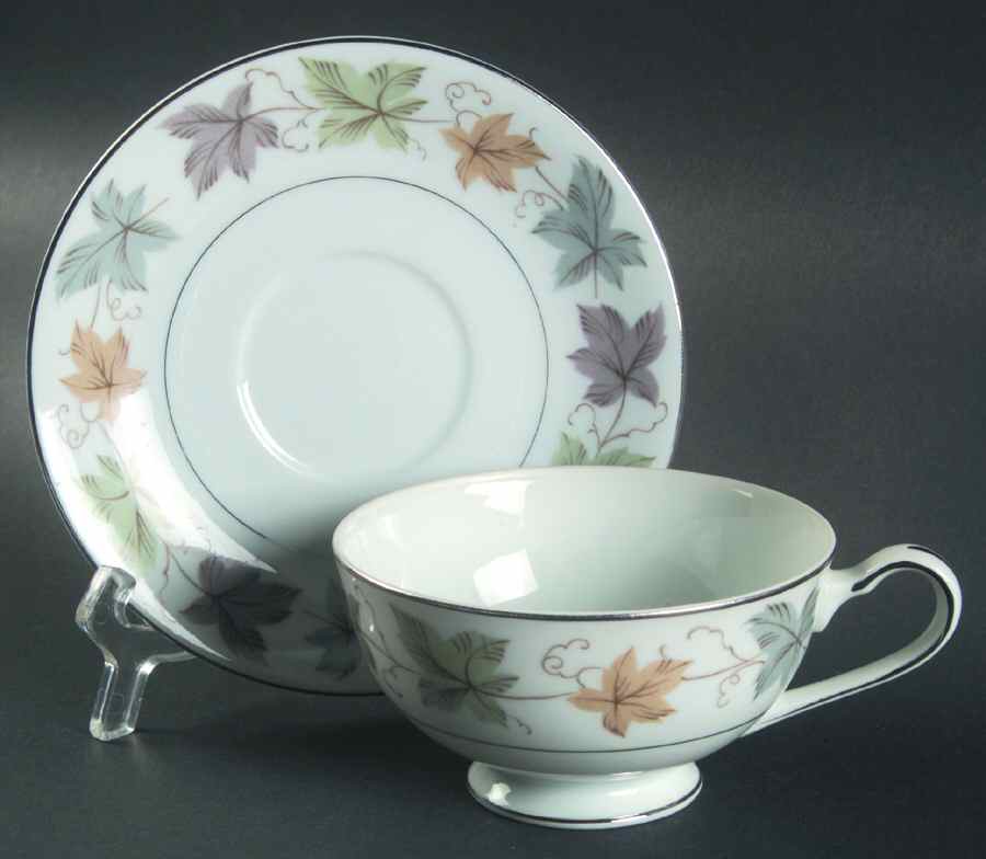 Sandra Footed Cup & Saucer Set by Royal M-Mita-1