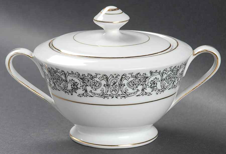 Seville Sugar Bowl & Lid by Royal M-Mita-1