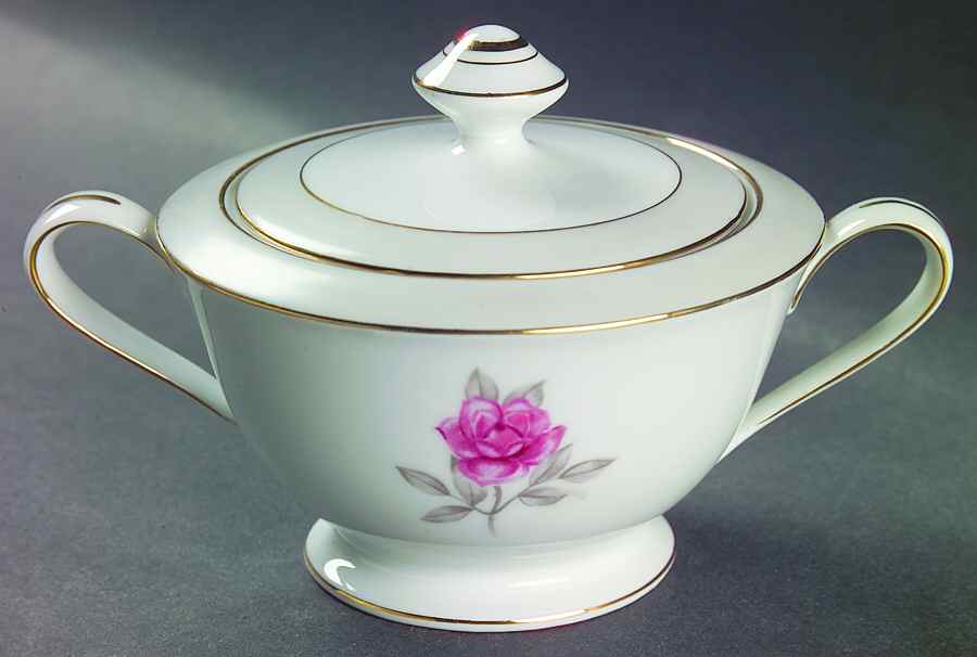 Solitaire Sugar Bowl & Lid by Royal M-Mita-1