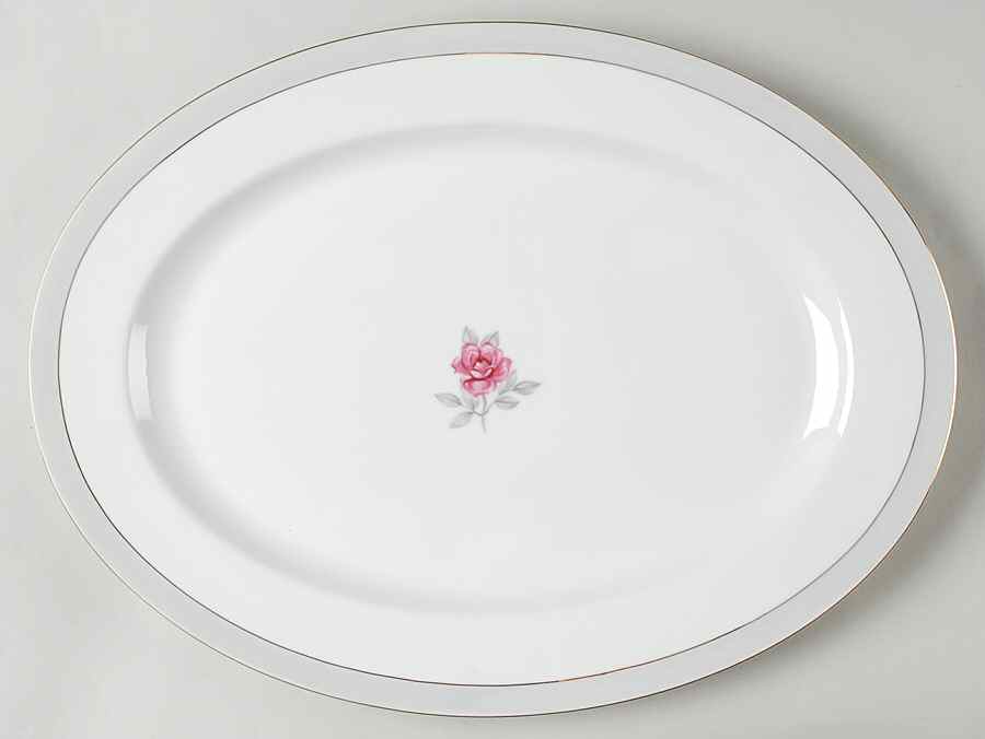 Solitaire 16" Oval Serving Platter by Royal M-Mita-1