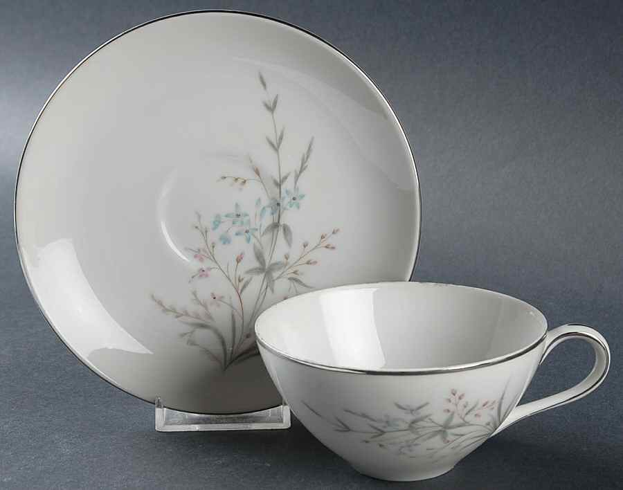 Spring Flat Cup & Saucer Set by Royal M-Mita-1