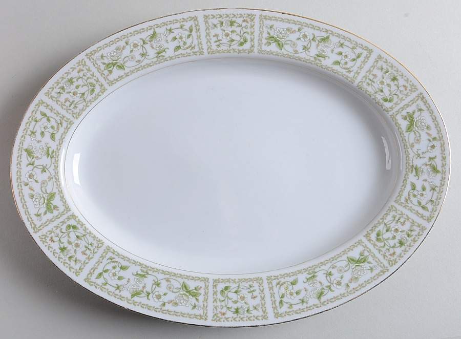 Summertime 12" Oval Serving Platter by Royal M-Mita-1