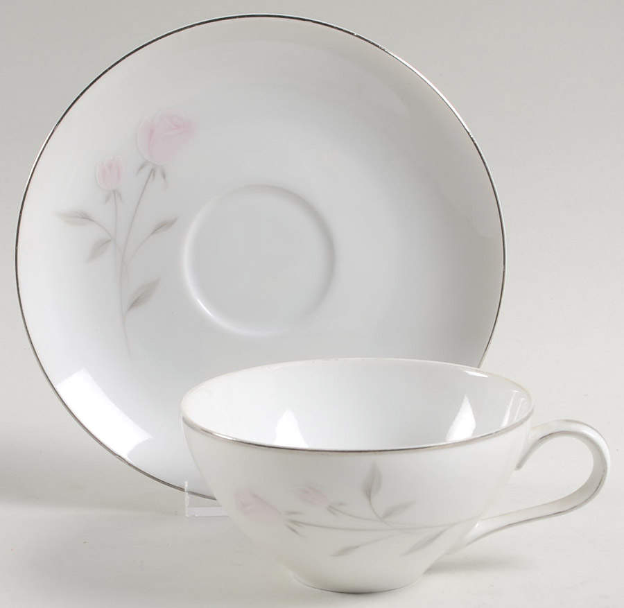 Sweetheart Flat Cup & Saucer Set by Royal M-Mita-1