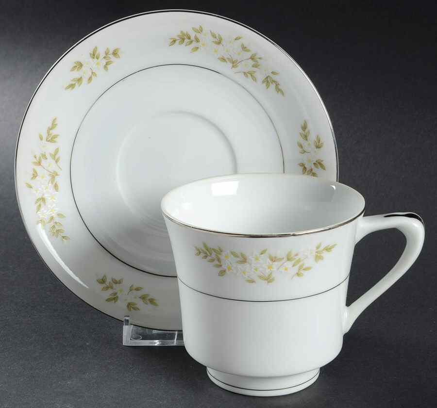 Virginia Footed Cup & Saucer Set by Royal M-Mita-1
