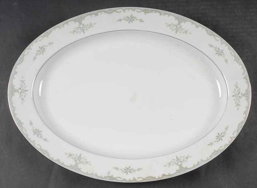 Wellesley 16" Oval Serving Platter by Royal M-Mita-1