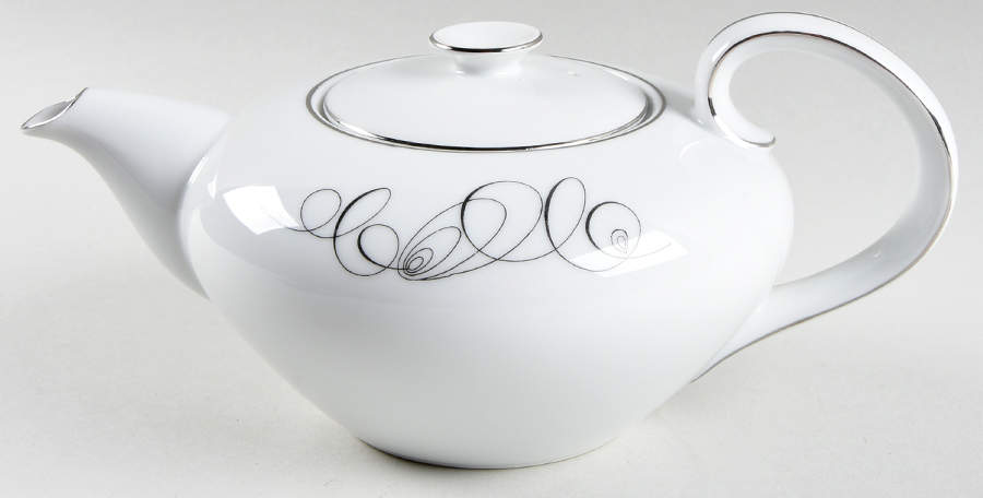 Whirl (Meito) Teapot & Lid by Royal M-Mita-1