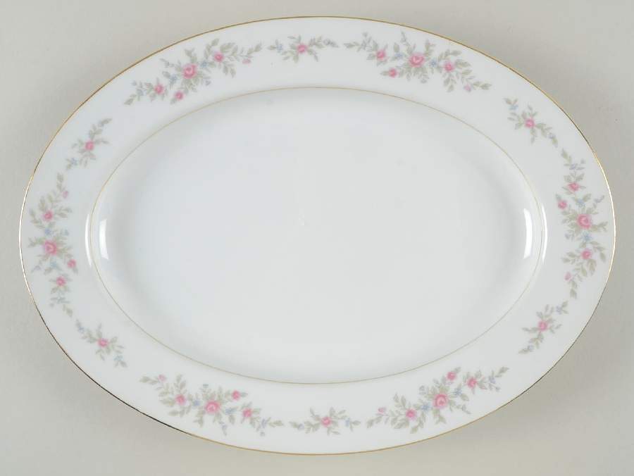 Windsor (With Verge) 12" Oval Serving Platter by Royal M-Mita-1
