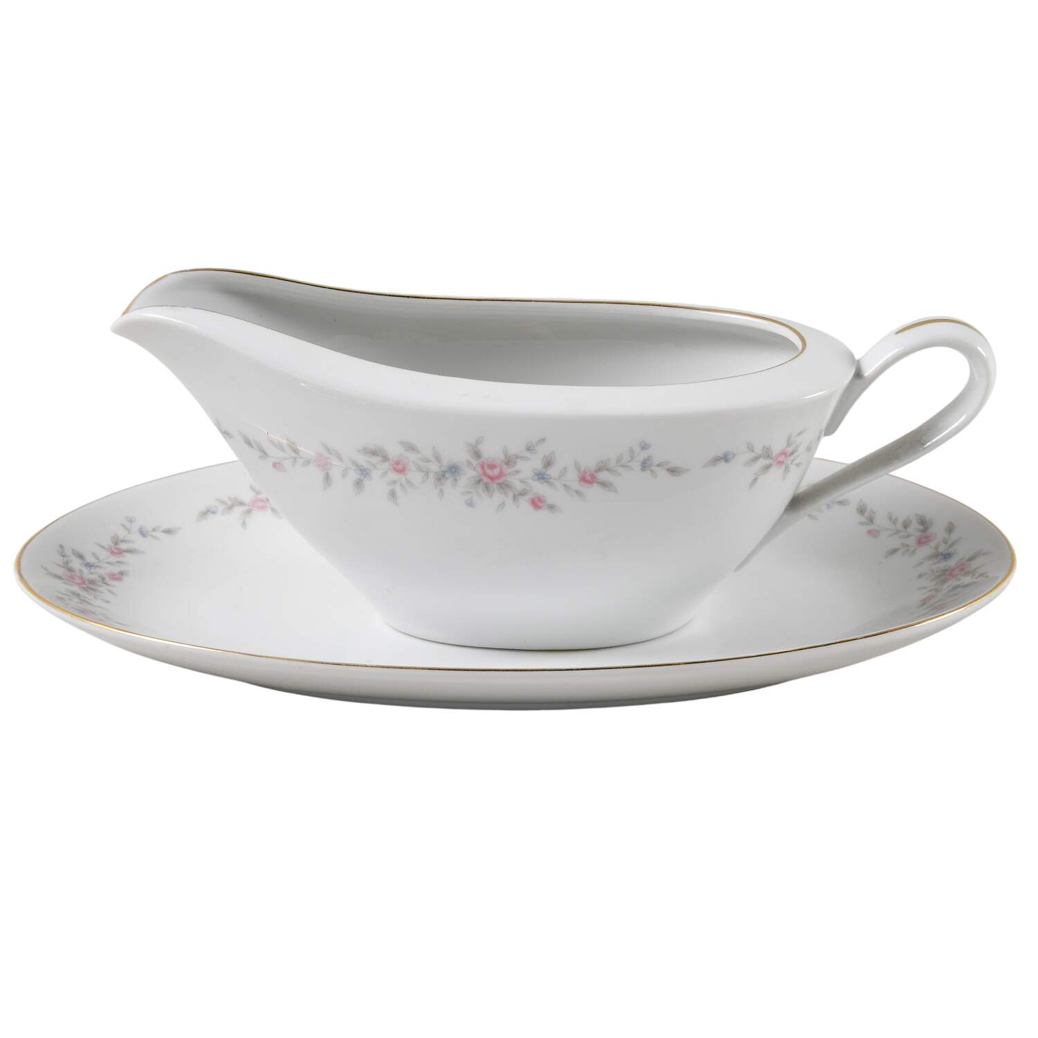 Windsor (No Verge) Gravy Boat & Underplate by Royal M-Mita-1