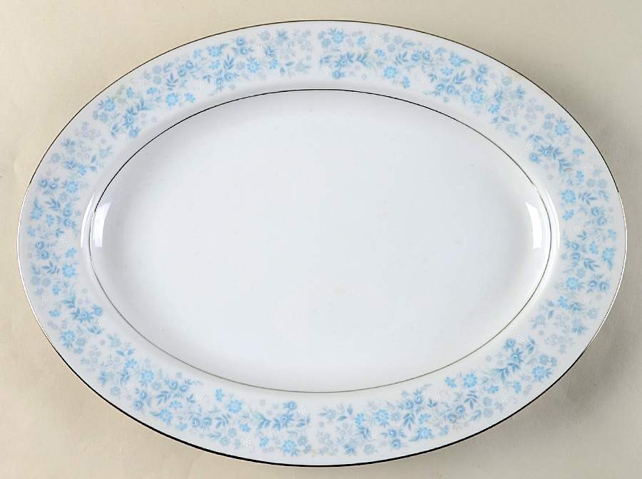 Blue Ridge 14" Oval Serving Platter by Royal Prestige-1