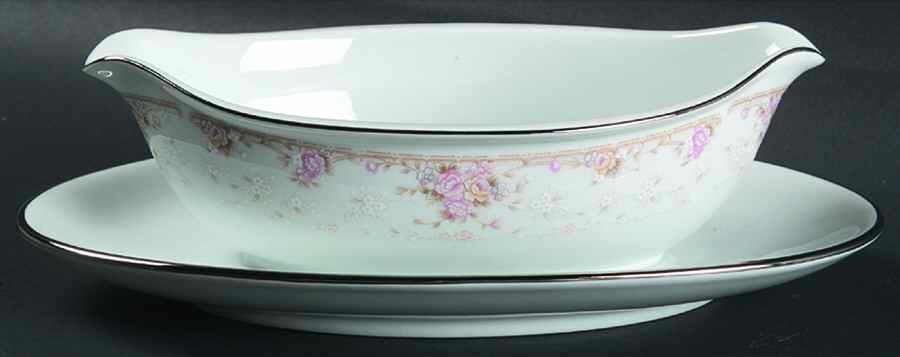 Chelsea Gravy Boat with Attached Underplate by Royal Prestige-1