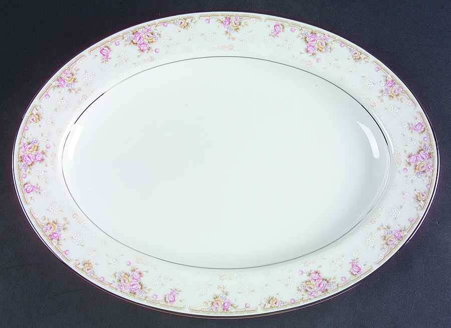 Chelsea 14" Oval Serving Platter by Royal Prestige-1