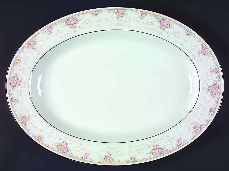 Chelsea 16" Oval Serving Platter by Royal Prestige-1