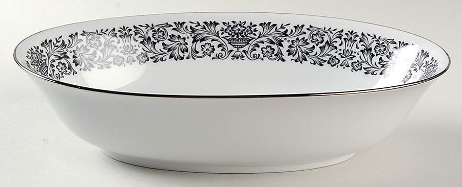 Midnight Lace 10" Oval Vegetable Bowl by Royal Prestige-1