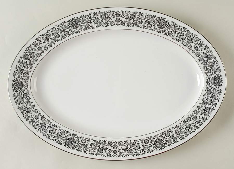 Midnight Lace 16" Oval Serving Platter by Royal Prestige-1