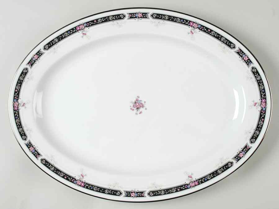 Midnight Mood 16" Oval Serving Platter by Royal Prestige-1