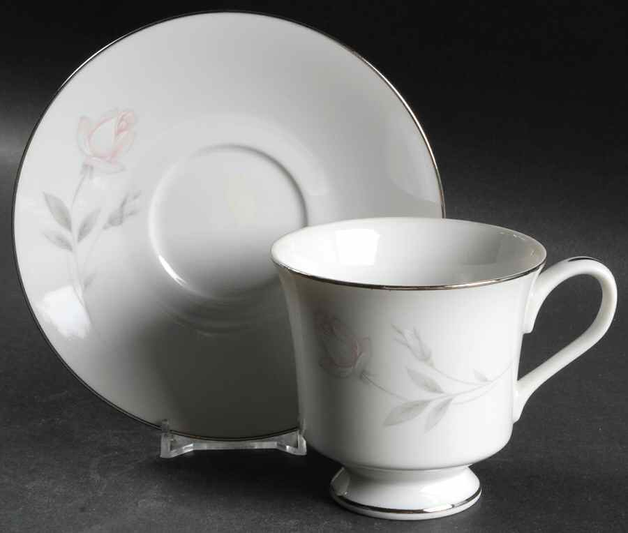 Monique Footed Cup & Saucer Set by Royal Prestige-1