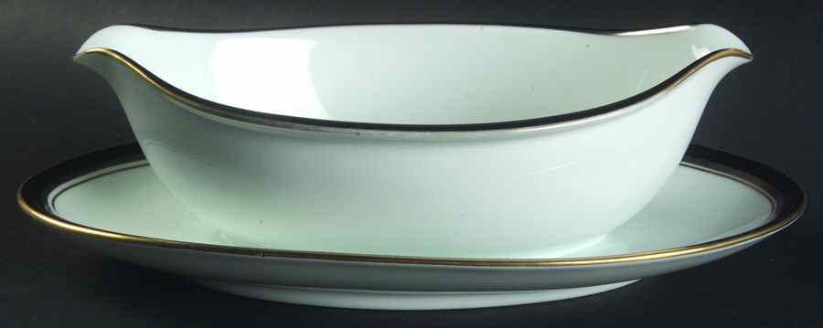 Nocturne Gravy Boat with Attached Underplate by Royal Prestige-1