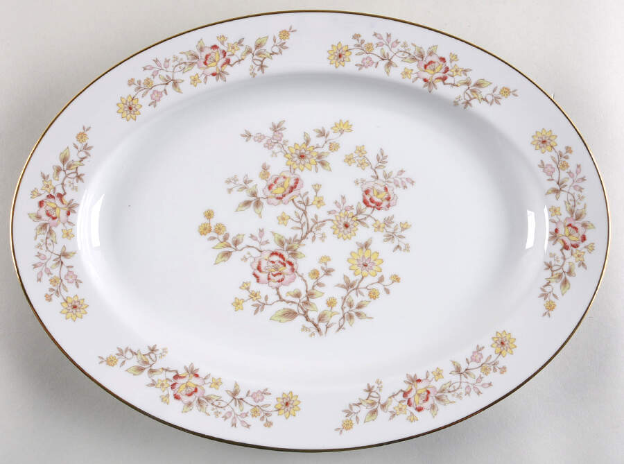 Teahouse 14" Oval Serving Platter by Royal Prestige-1