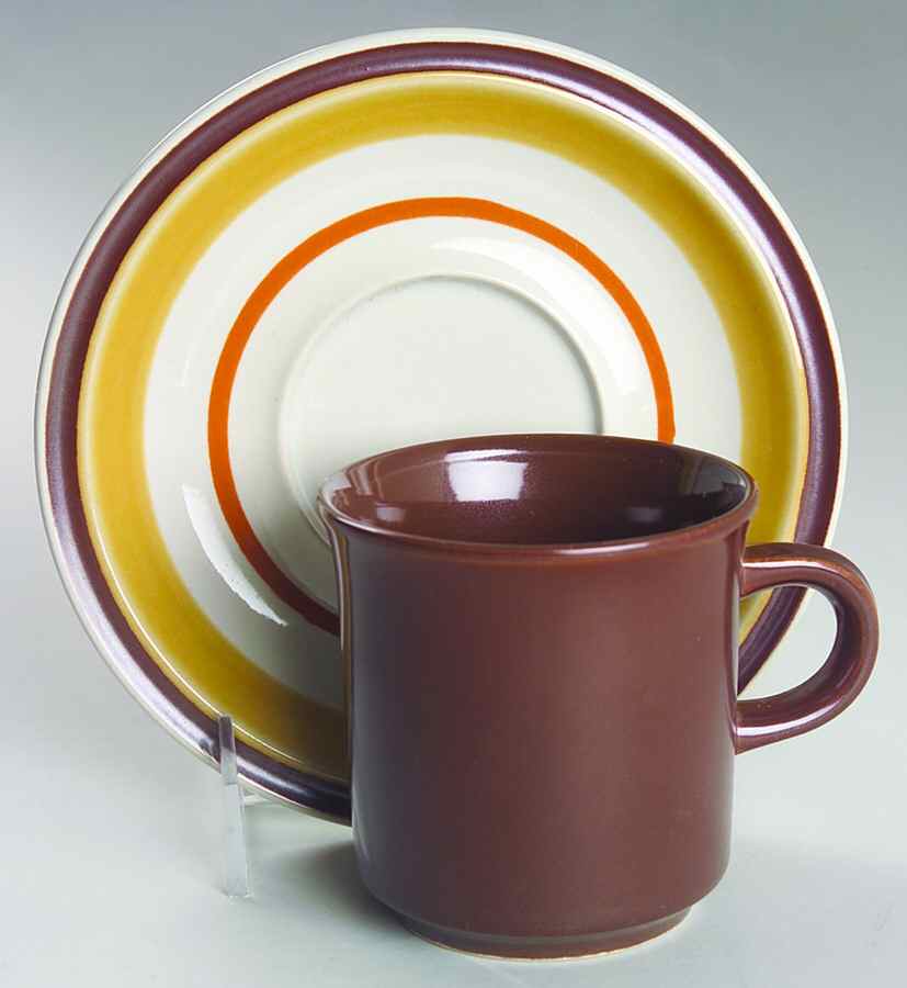 Valencia Flat Cup & Saucer Set by Royal Prestige-1