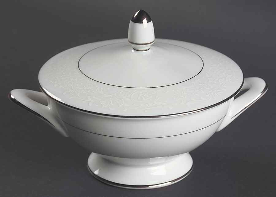 White Lace Sugar Bowl & Lid by Royal Prestige-1