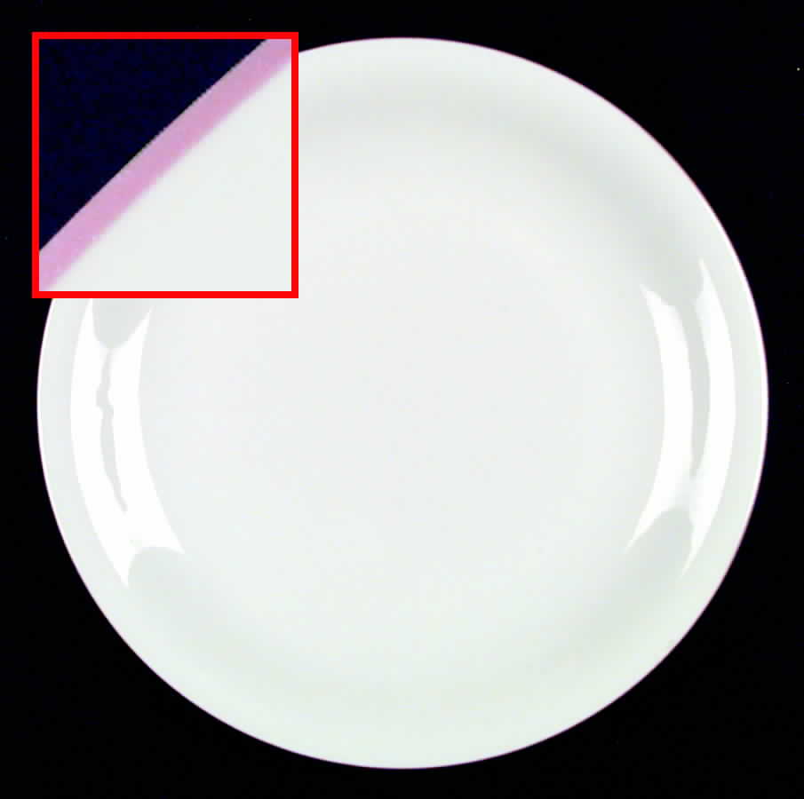 A La Carte (Pink Trim) Dinner Plate by Rorstrand-1