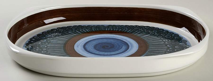 Amanda 12" Oval Serving Platter by Rorstrand-1