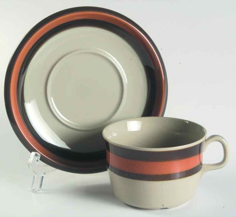 Annika Flat Cup & Saucer Set by Rorstrand-1