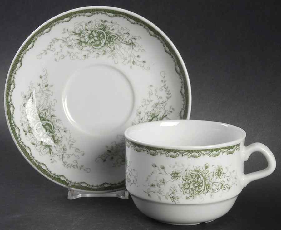 Anna Flat Cup & Saucer Set by Rorstrand-1