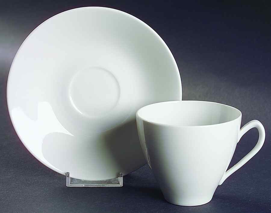 Blanca Flat Cup & Saucer Set by Rorstrand-1