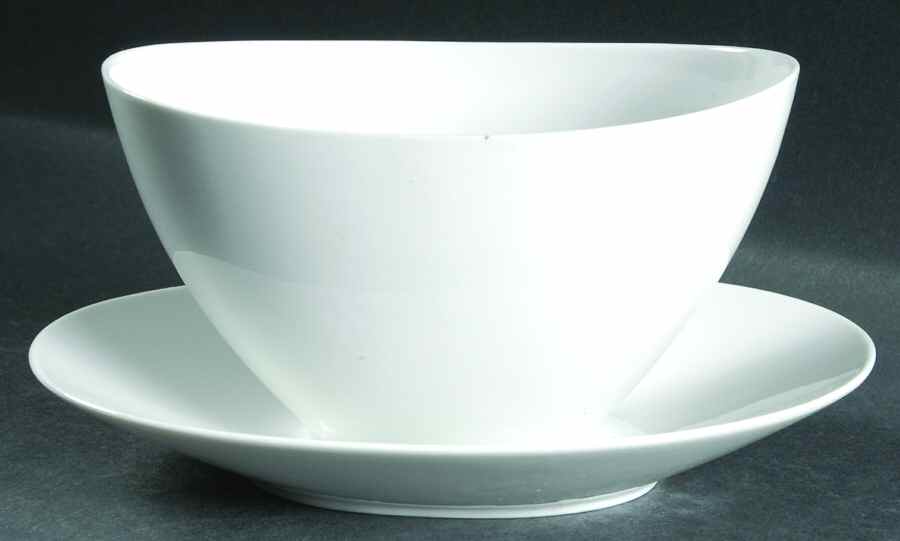 Blanca Gravy Boat with Attached Underplate by Rorstrand-1