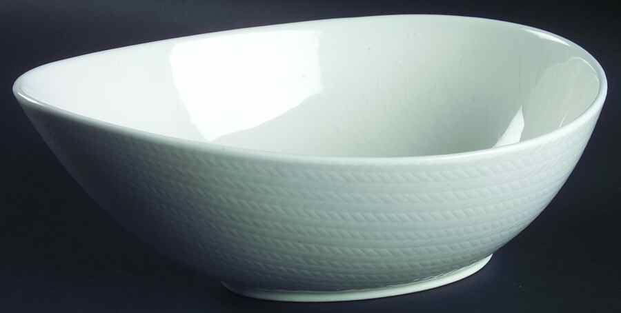 Blue Fire 10" Oval Vegetable Bowl by Rorstrand-1