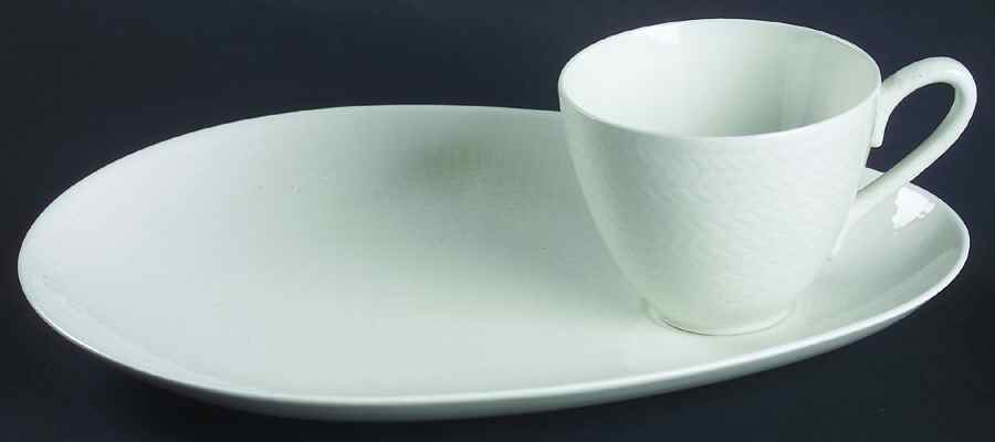 Blue Fire Snack Plate & Cup Set by Rorstrand-1