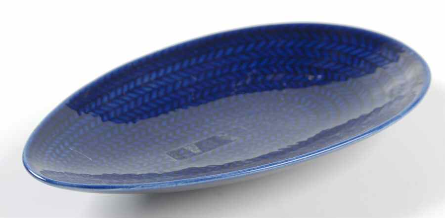 Blue Fire Underplate for Gravy Boat by Rorstrand-1
