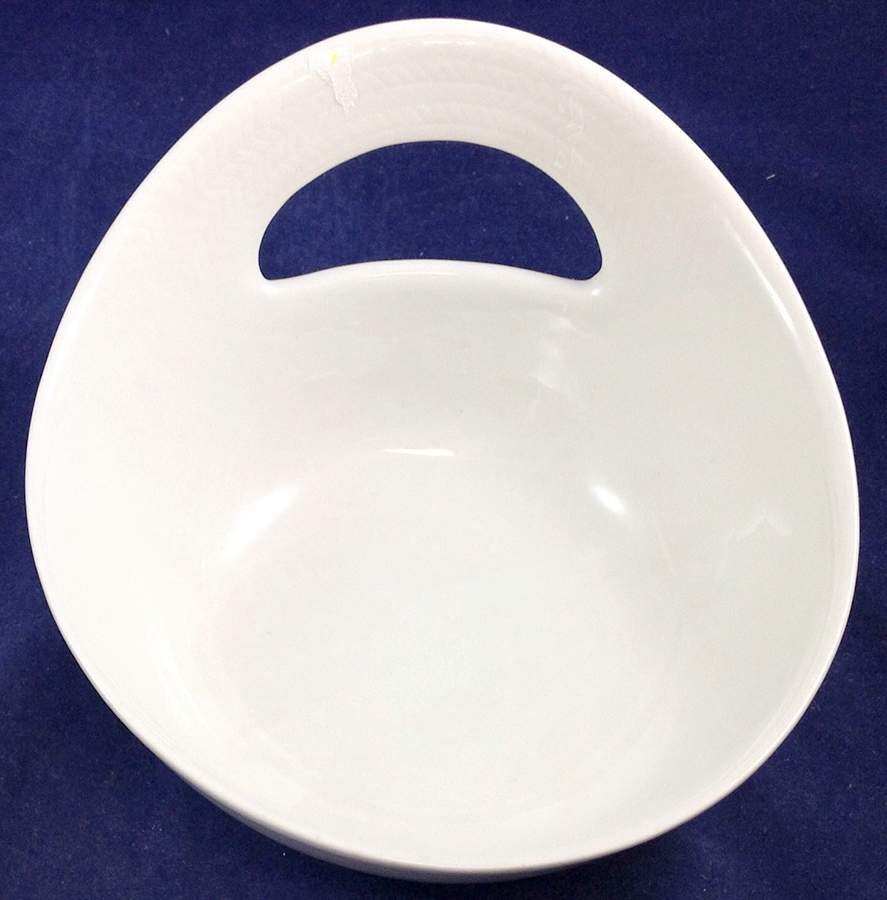 Blue Fire Individual Handled Soup Bowl by Rorstrand-1