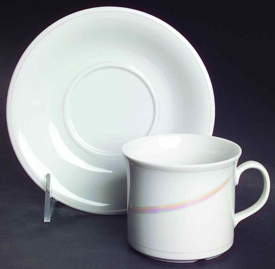 Claire De Lune Flat Cup & Saucer Set by Rorstrand-1