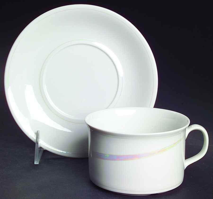 Claire De Lune Flat Cup & Saucer Set by Rorstrand-1