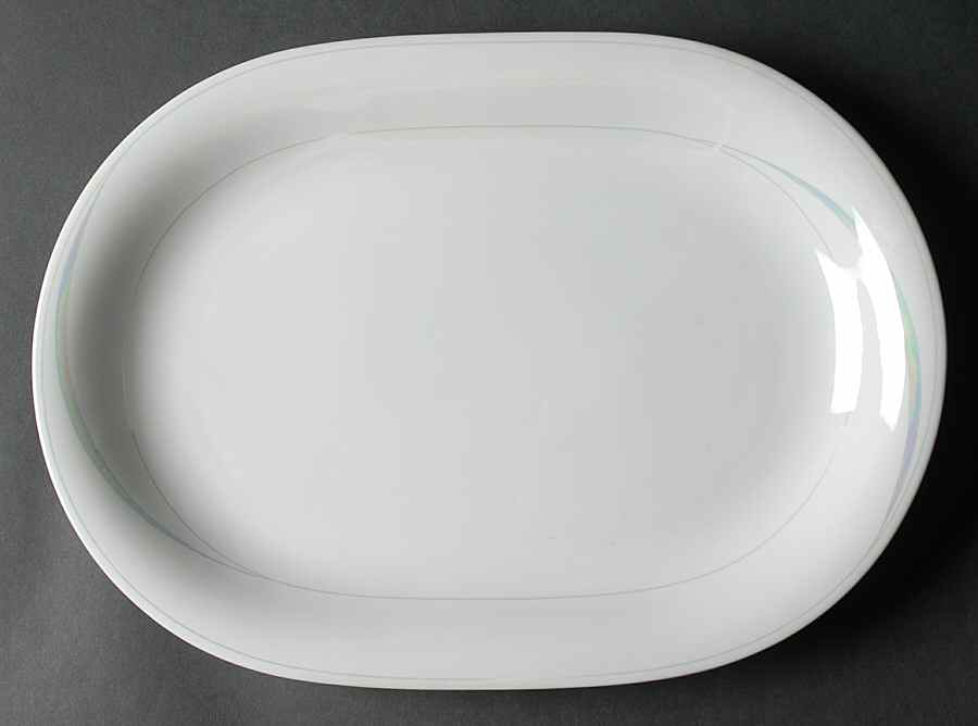 Claire De Lune 14" Oval Serving Platter by Rorstrand-1