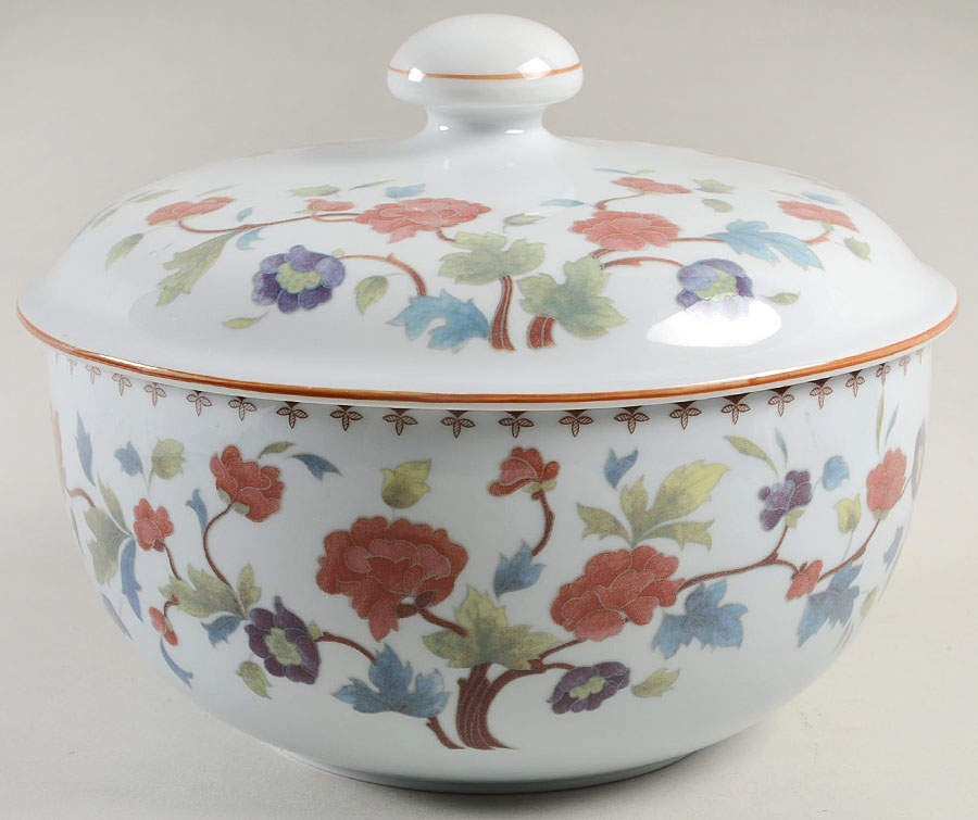 Eden (Brown Trim) Round Covered Vegetable by Rorstrand-1