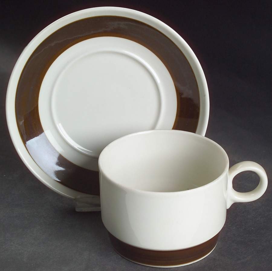Forma Flat Cup & Saucer Set by Rorstrand-1