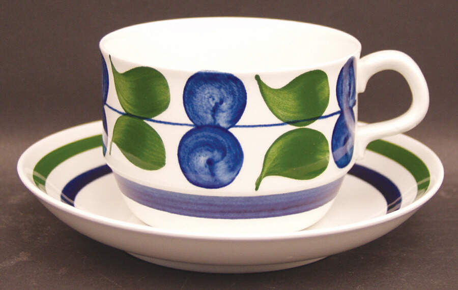 Irene Flat Cup & Saucer Set by Rorstrand-1