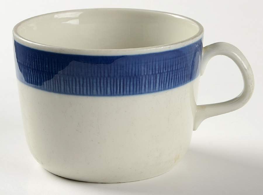 Koka Blue Flat Cup by Rorstrand-1