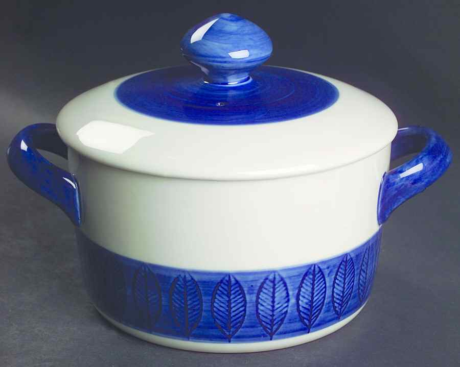 Koka Blue 1.25 Qt Round Covered Casserole by Rorstrand-1