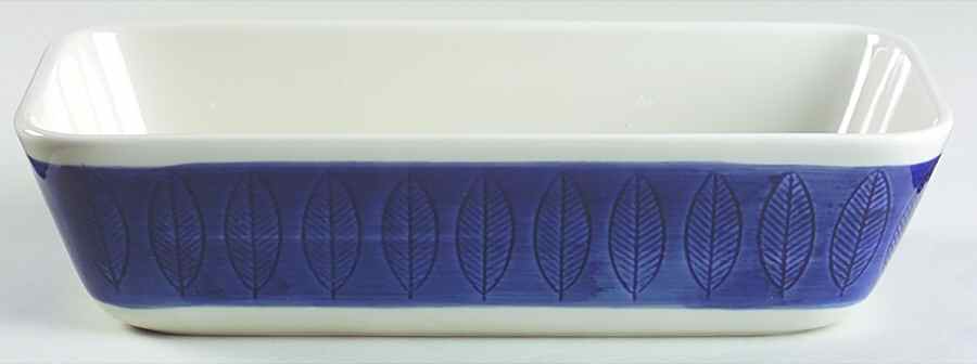 Koka Blue 11" Rectangular Baker by Rorstrand-1