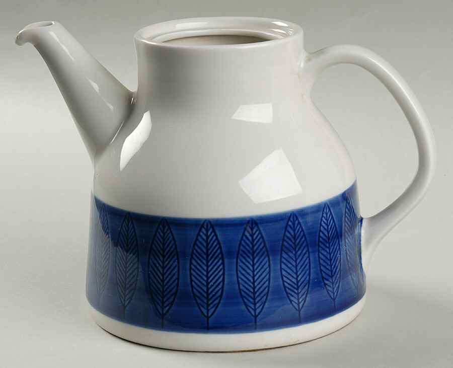 Koka Blue Coffee Pot No Lid by Rorstrand-1