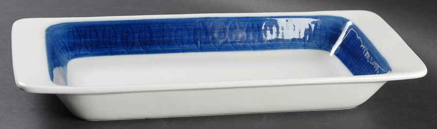 Koka Blue 15" Rectangular Baker by Rorstrand-1