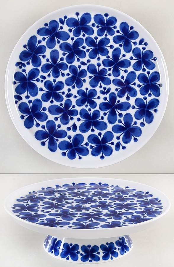 Mon Amie 11" Diameter Pedestal Cake Stand by Rorstrand-1