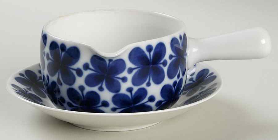 Mon Amie Individual Butter/Sauce Boat & Underplate No Lid by Rorstrand-1
