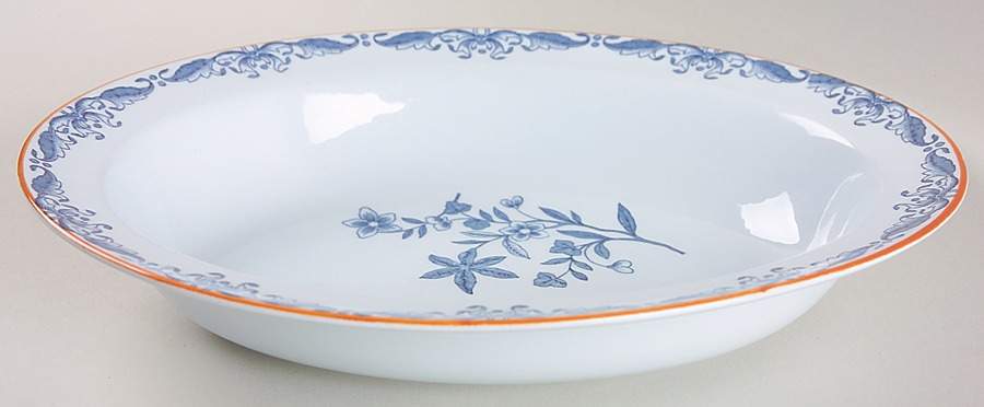 Ostindia 9" Oval Vegetable Bowl by Rorstrand-1