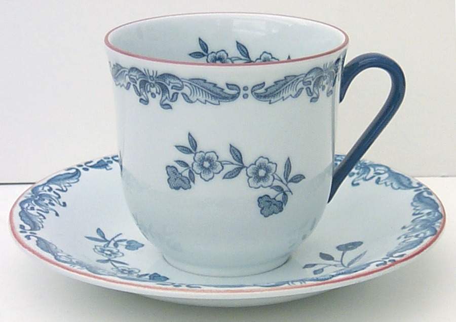 Ostindia Large Flat Cup & Saucer Set by Rorstrand-1
