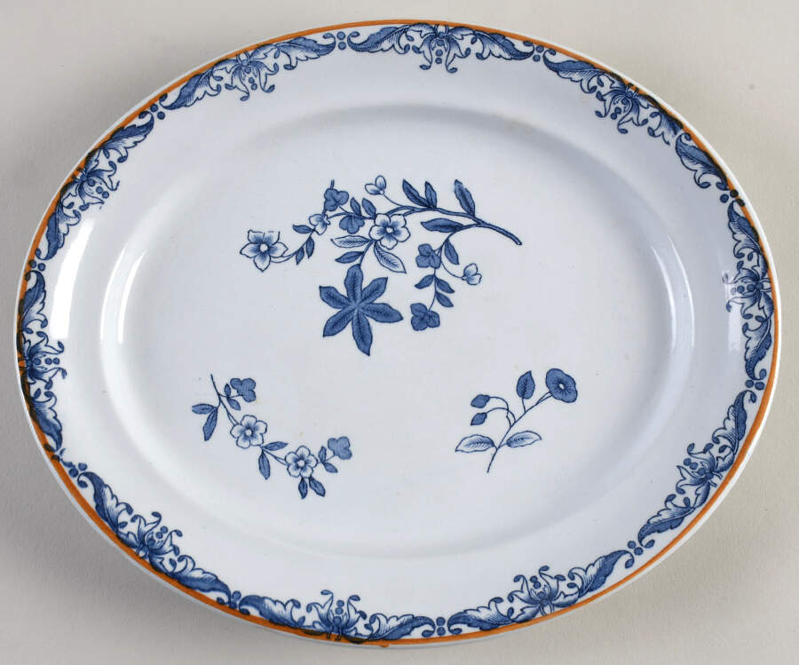 Ostindia 9" Oval Serving Platter by Rorstrand-1